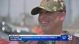 MA National Guardsman saved lives in house fire, hours after firing cannons on 4th of July in Boston screenshot 4