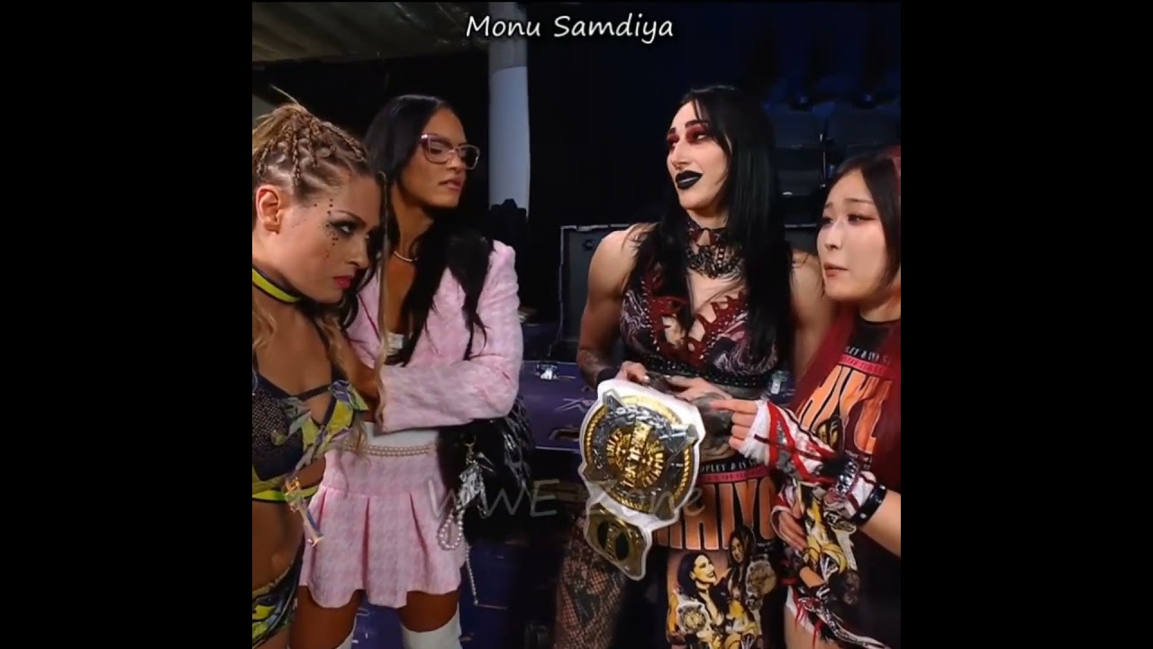 Рея Рипли, Айо Скай, Джейд Каргилл и Джулия за кулисами | WWE Monday Night Raw, 14 февраля 2026 года