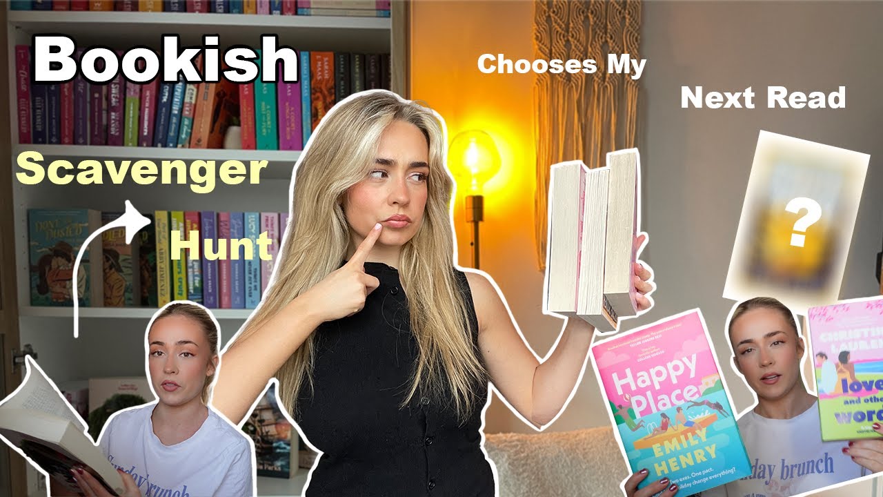 Bookish Scavenger Hunt Chooses My Next Read!📖⭐️  *spoiler free reading vlog*