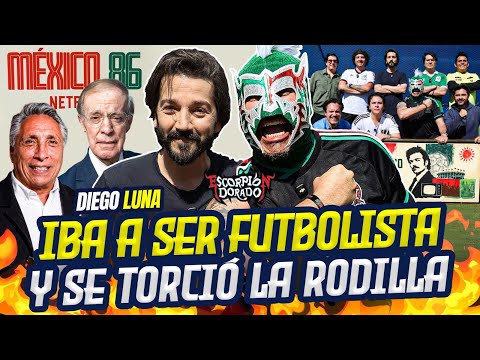 DIEGO LUNA jugando fut con el Escorpión #AlVolante y la premier de MÉXICO 86 con Negrete y Joserra