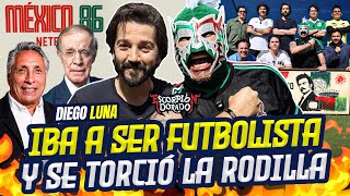 DIEGO LUNA jugando fut con el Escorpión #AlVolante y la premier de MÉXICO 86 con Negrete y Joserra