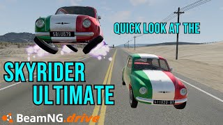 Quick look at the Skyrider Ultimate Mod (Hover-cars) - BeamNG.drive