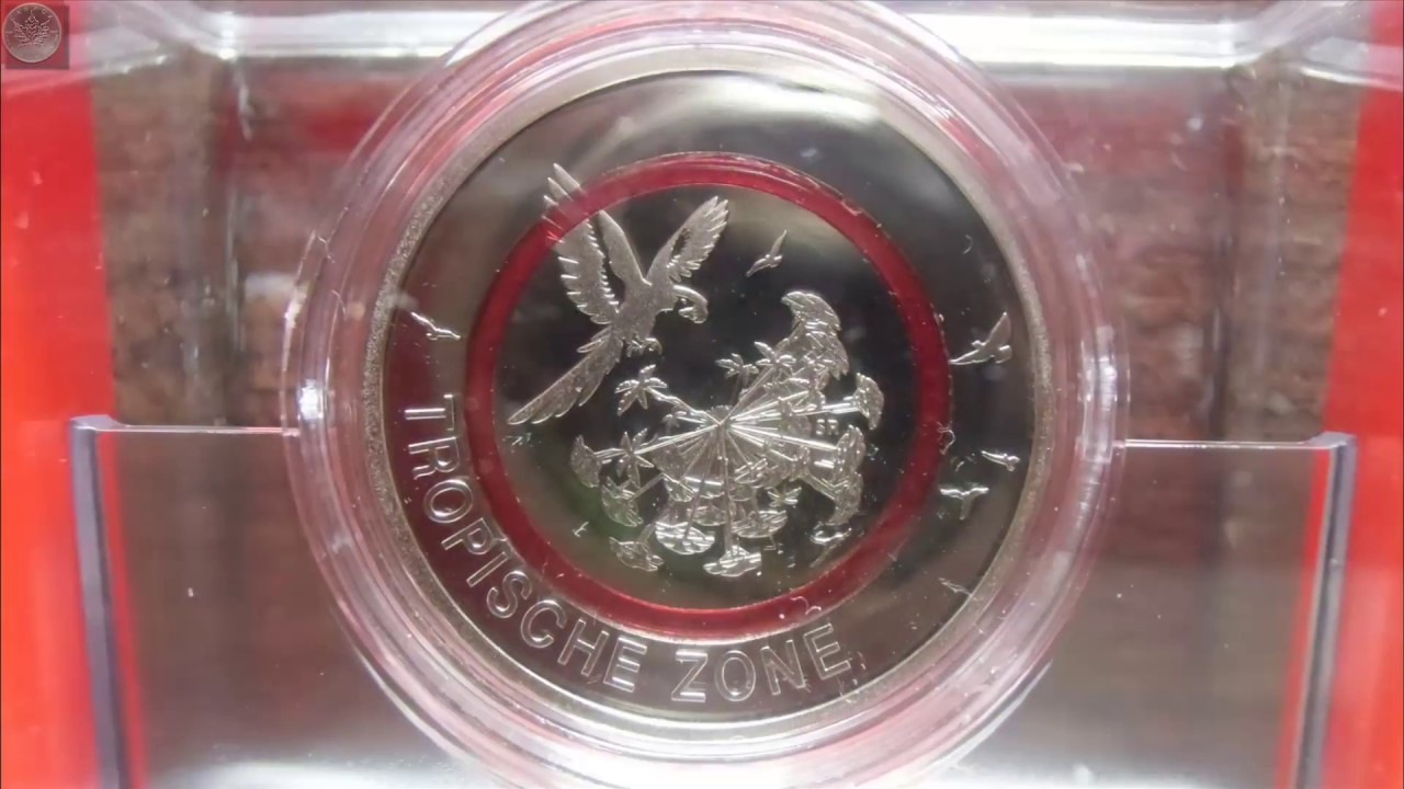 Neue 5 Euro Munze 17 Tropische Zone Polierte Platte Youtube