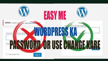 How To Change Wordpress Password in Hindi |How to reset WordPress Admin password in Cpanel