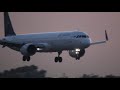 Алматы. Посадка самолета авиакомпании Air Astana
