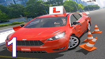 Car Driving School Simulator - All Levels Gameplay Android, iOS Walkthrough Part 1