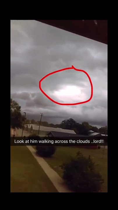 When You SEE JESUS Walking On Clouds!?! 🤯 #jesus #supernatural #heaven #miracle #shorts