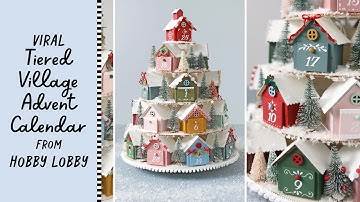 Christmas Village Advent Calendar