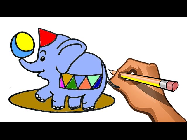 ELEFANTE DE CIRCO DIBUJO PASO A PASO by peketona - YouTube elefante-de-circo-dibujo-paso-a-paso-by-peketona-youtube