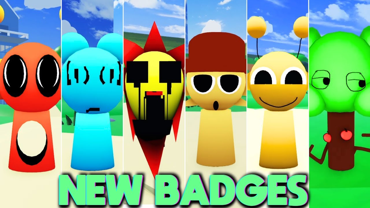 How to Get NEW Badge Morphs in 3D Sprunki RP - ROBLOX - YouTube