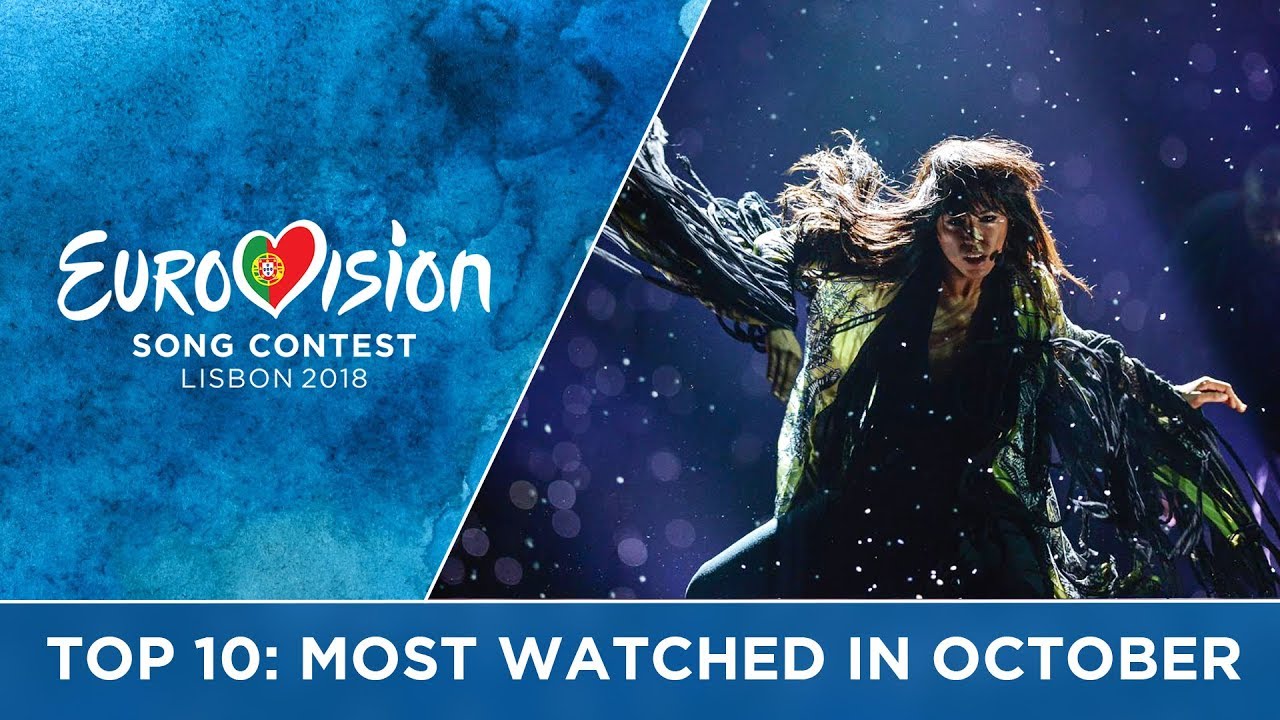 TOP 10 Most watched in October 2017   Eurovision Song Contest