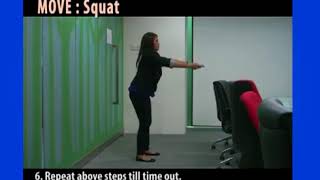 100PLUS MOVE App Squat screenshot 2