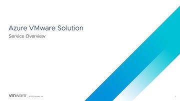Azure VMware Solution Technical Overview Series - Module 1 - Introduction and Service Overview