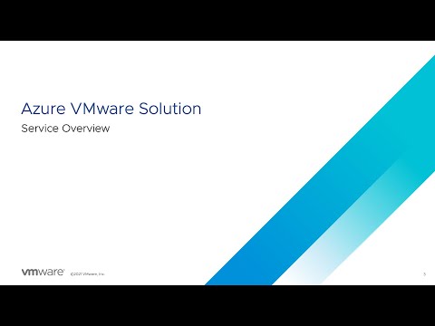 Azure VMware Solution Technical Overview Series - Module 1 - Introduction and Service Overview