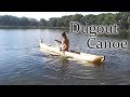 Making dugout canoe, traditional tools and methods
