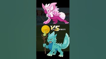 Podadion vs Dropkolyx ☠️ battle in dynamons world#dynamonsworld#newdynamon#2025