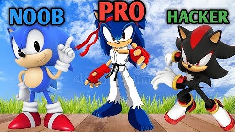Sonic Dash - NOOB vs PRO vs HACKER