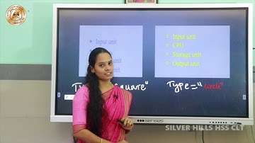SILVER HILLS HSS | Std XII CS | Computer Science | WEB DESIGNING USING HTML | Ms Manju C