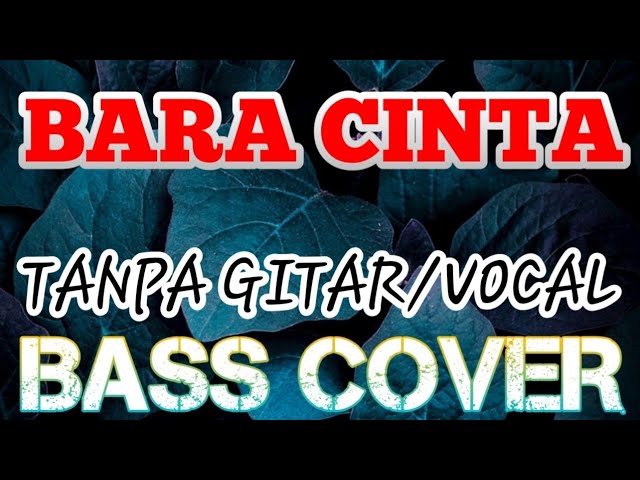 BARA CINTA_BASS COVER_BACKING TRACK class=