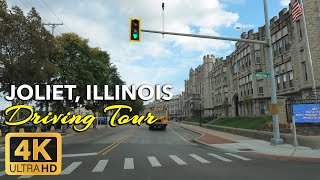 Driving Through Joliet, IL | Scenic City Drive in 4K