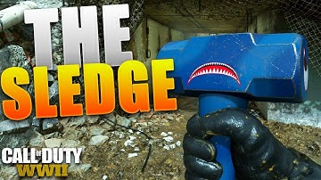 the *NEW* SLEDGEHAMMER in COD: WWII.. (COD: WW2 NEW DLC WEAPONS) #FaZe5