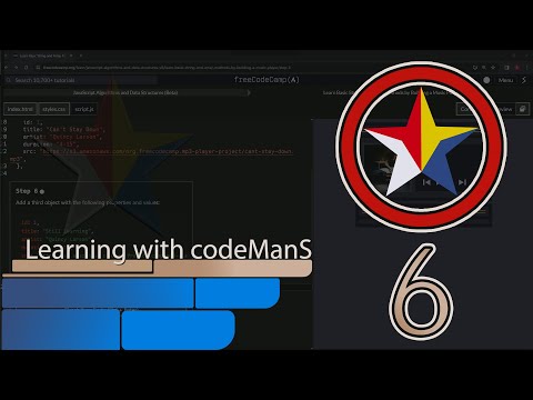 Learn Basic String and Array Methods by Building a Music Player - Step 6 | freeCodeCamp | (Beta)