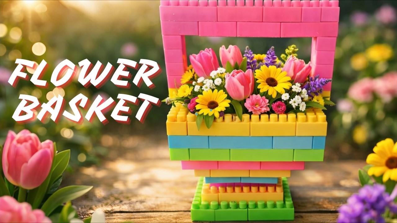 Amazing DIY Flower Basket Tutorial | Simple Craft Anyone Can Make