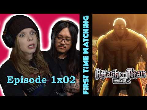 Attack on Titan S1E02 進撃の巨人 | Canadian First Time Watching | Anime Reaction | Review | Commentary