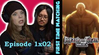 Attack on Titan S1E02 進撃の巨人 | Canadian First Time Watching | Anime Reaction | Review | Commentary