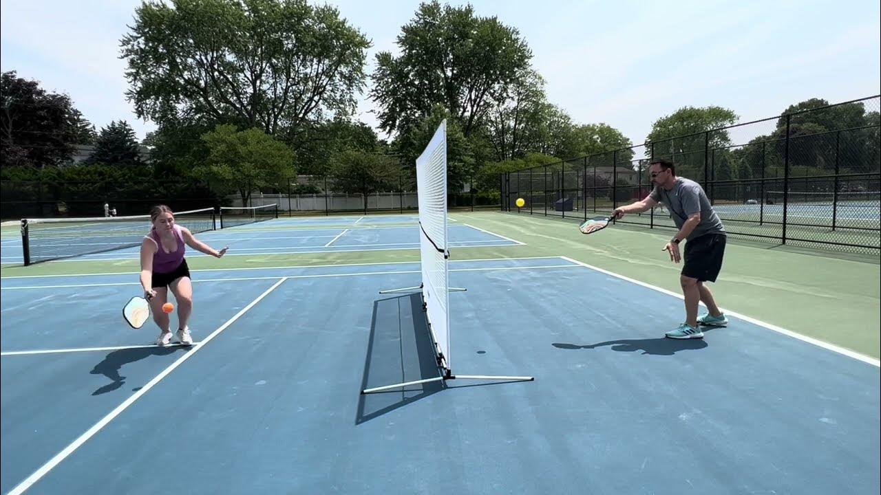 The Rebounder Pickleball Practice Net YouTube