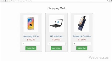 Create Simple Shopping Cart using PHP & MySql