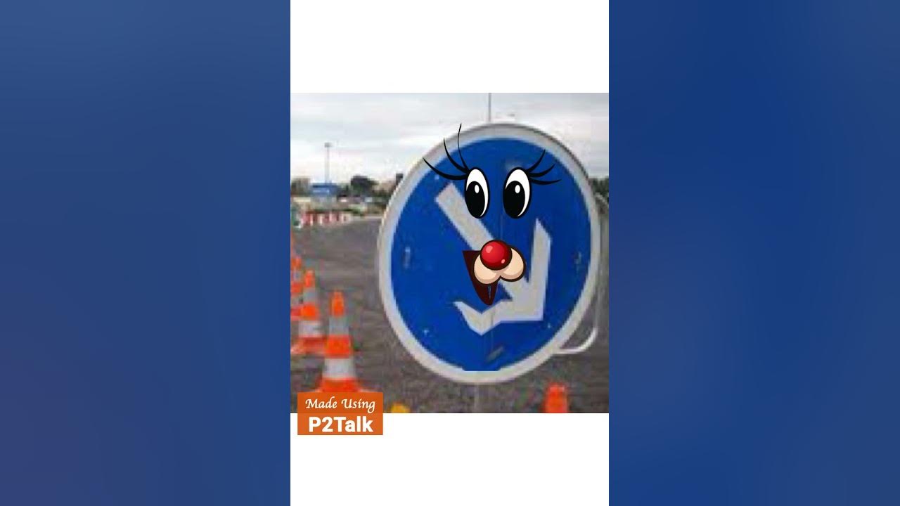 ASDFGHJKL MNBVCXZ QWERTYUIOP talking traffic sign YouTube