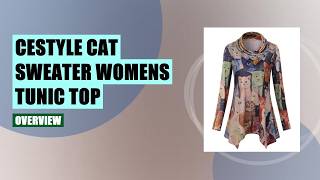 Cestyle Cat Sweater Review: Cozy & Stylish Women's Tunic Top!