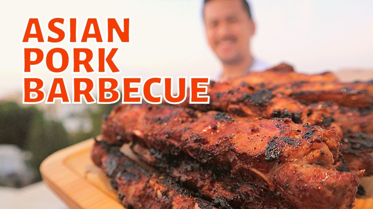 Asian Pork Barbecue Using Organic Marinade Ingredients YouTube