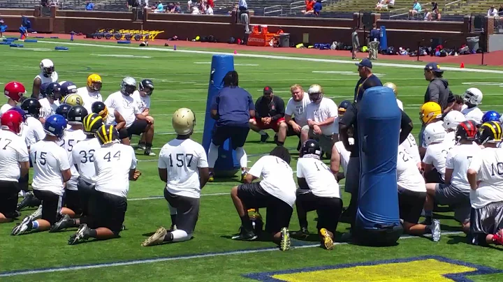 Thewolverine.com Video: Mattison,  Gary In Drills