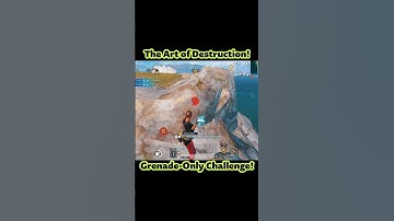 The Art of Destruction: Grenade-Only Challenge! #bgmi #pubgmobile #vector #battleroyalegame #pubg