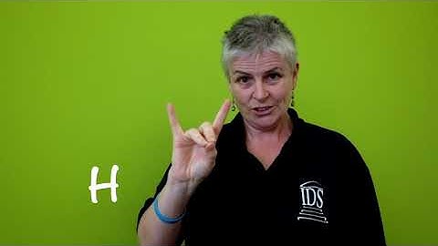 ABC in Irish Sign Language