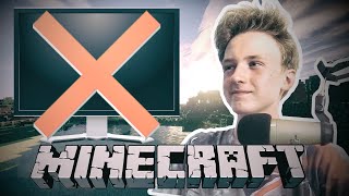 NO MONITOR CHALLENGE! - MINECRAFT NASLEPO! + WEBCAM