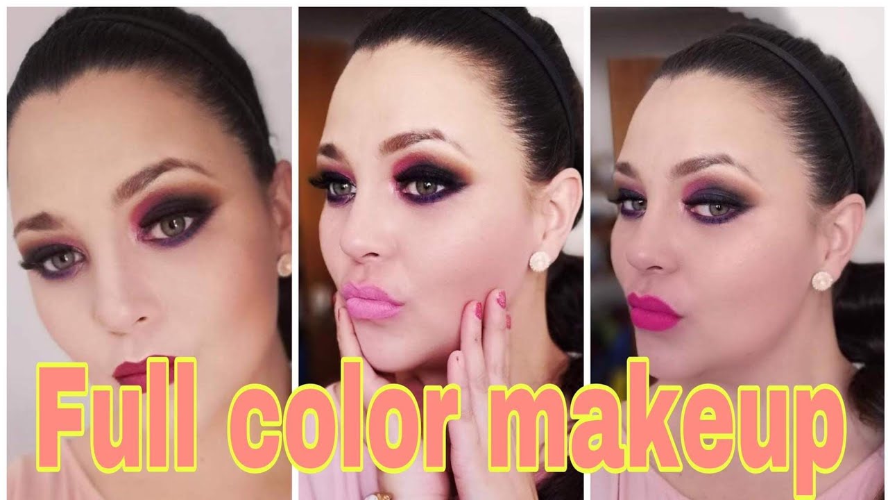 Técnica de Maquillaje FULL COLOR Paso-a-Paso | SÚPER SENCILLO - YouTube