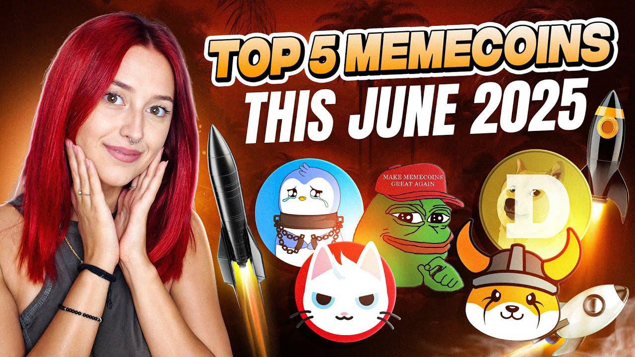 Top 5 Memecoins to Watch This June 2025 | 100x Gems?