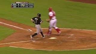 CWS@LAA: Eaton scores after Angels can't turn two