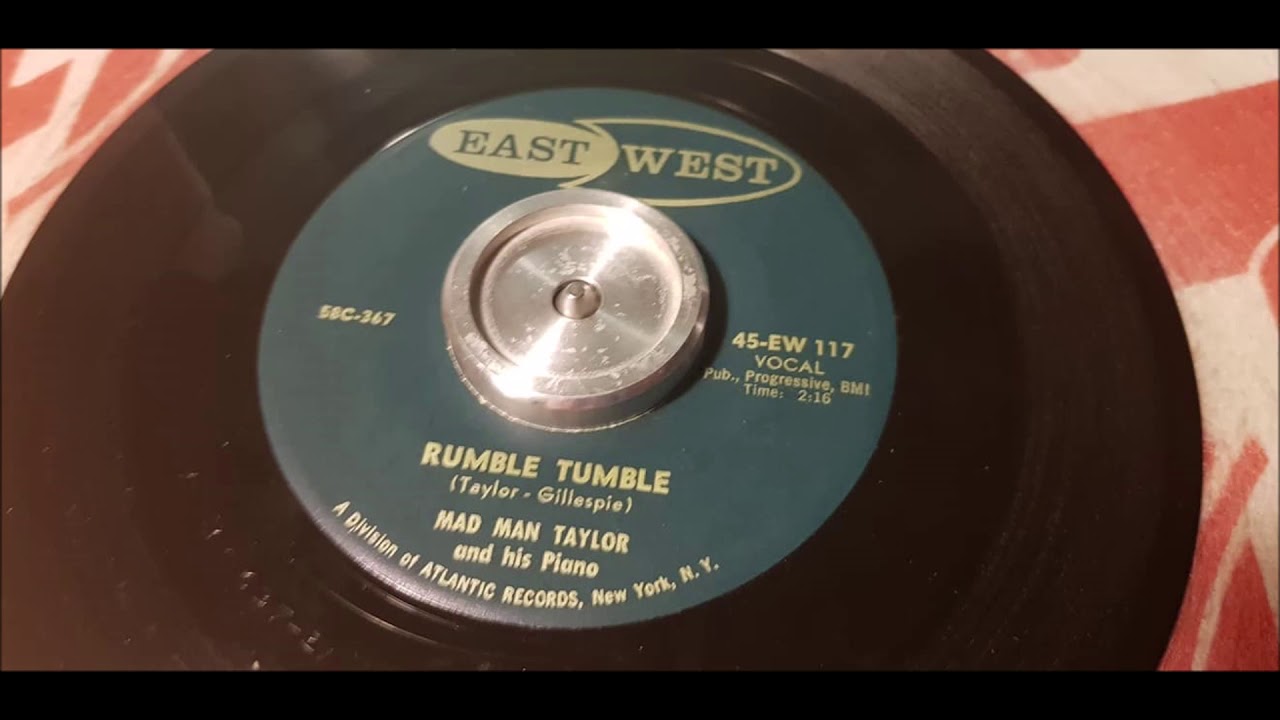 Mark Taylor Rumble Mad Man Taylor - Rumble Tumble - 1958 Rock N Roll - East West 117 - YouTube