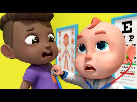 Listen To Your Doctor | Hospital Play Song | Jobs Song | Rosoo Nursery Rhymes & Kids Songs