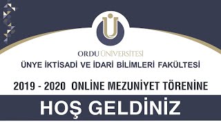 ODÜ Ünye İktisadi ve İdari Bilimler Fakültesi Mezuniyet Töreni