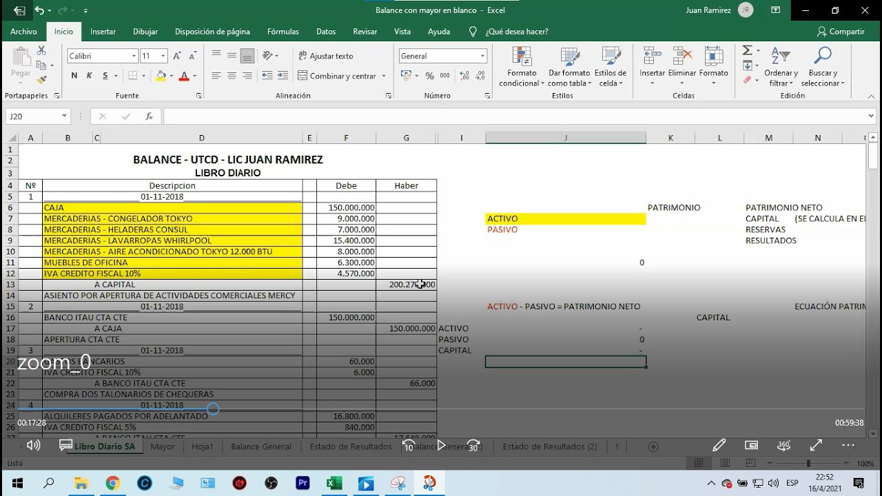 Balance - UTCD - Clase 1