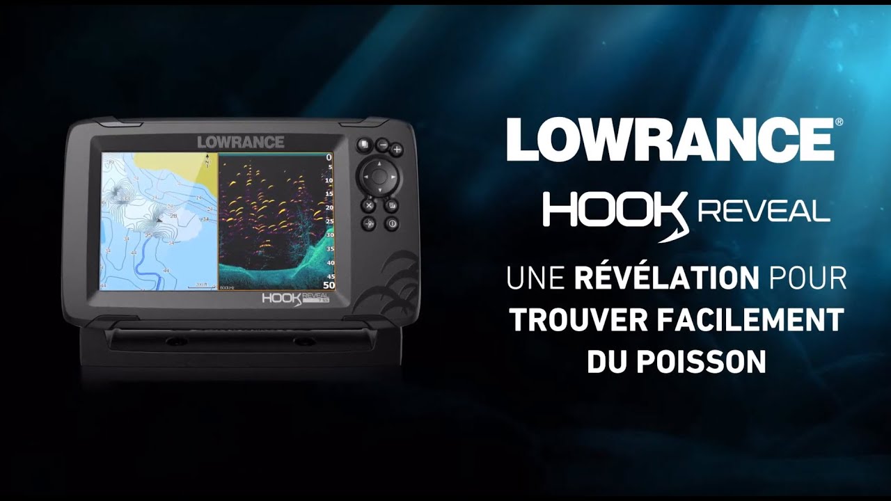 COMBINÉ HOOK² 5 REVEAL SONDEUR GPS MARINE LOWRANCE