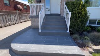 Before & After Front Porch | JEWEL STONE DESIGN