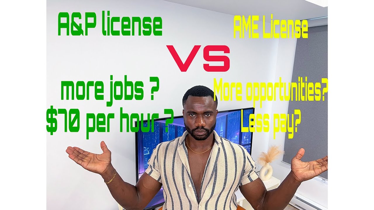 A&P LICENSE VS AME LICENSE WHICH IS BETTER ? - YouTube