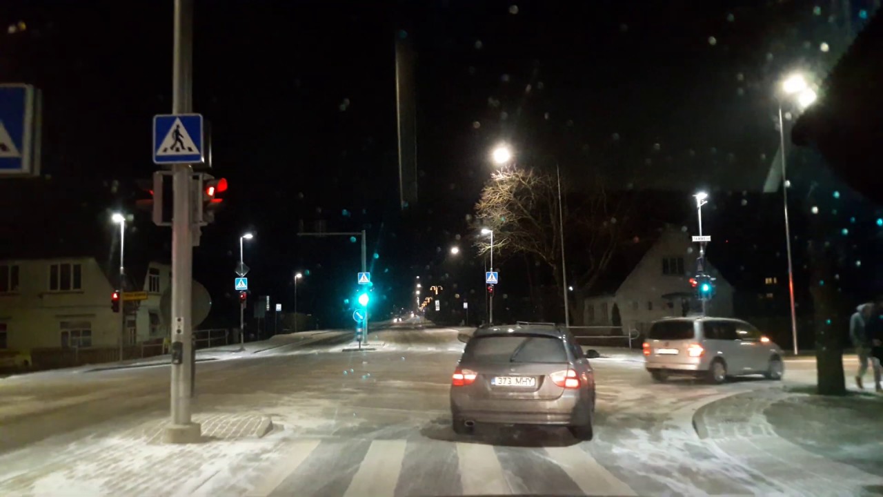 Winter driving starting from Haapsalu - today