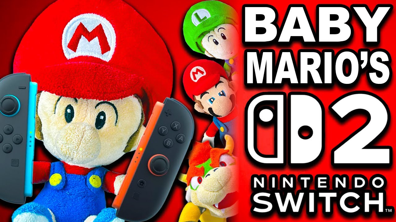 Nintendo Switch 2 с Малышом Марио — InsaneMarioBros